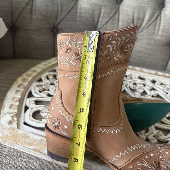 Lane Embroidered Side Zip Western Cowboy Boots Women’s 6.5 - Picture 8 of 9